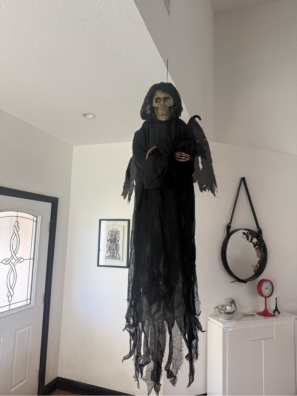 Black Grim Reaper Hanging Halloween